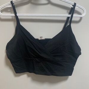 Garage Black Crop Top